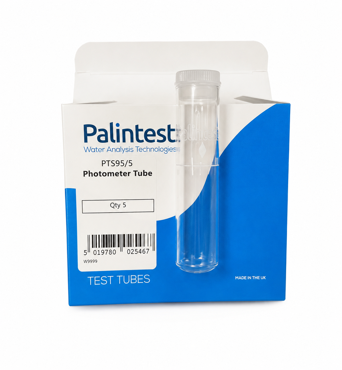 Palintest Photometer Round Glass Test Tubes 10ml Pack Of 5