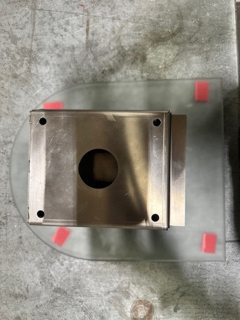 Glass Fronted Stainless Steel Outlet
