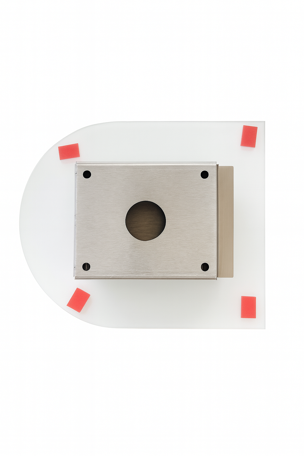 Glass Fronted Stainless Steel Outlet