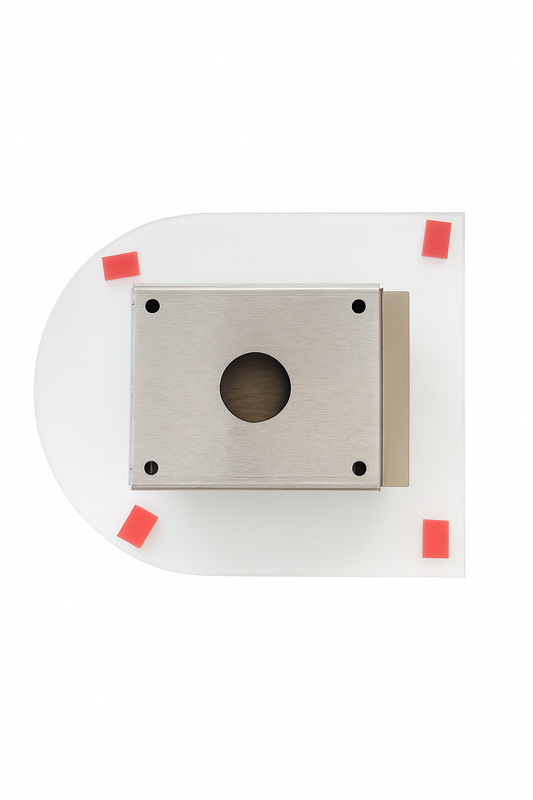 Glass Fronted Stainless Steel Outlet