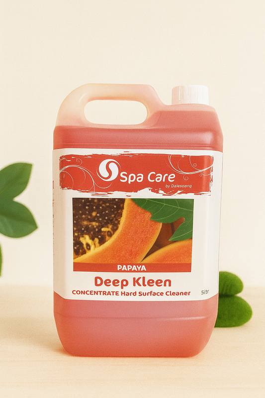 Deep Kleen Hard Surface Cleaner "Papaya" Concentrate 2 x 5ltr (with 30ml dosage dispenser)